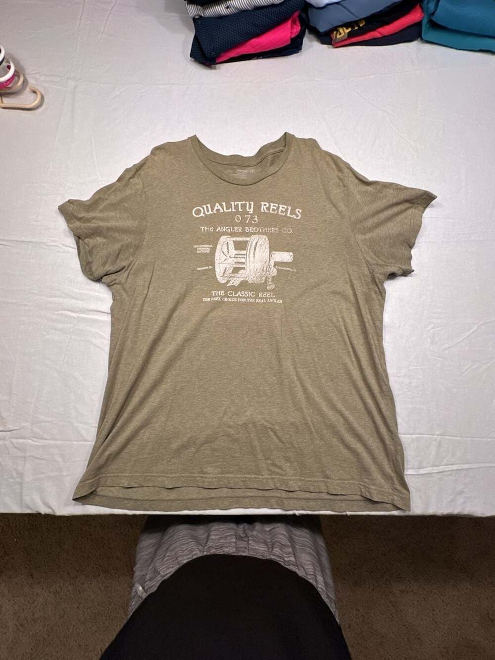 Old Navy Quality Reels The Angler Brothers Co. Graphic T-Shirt